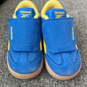 Reebok Toddler Blue and Yellow Shoes